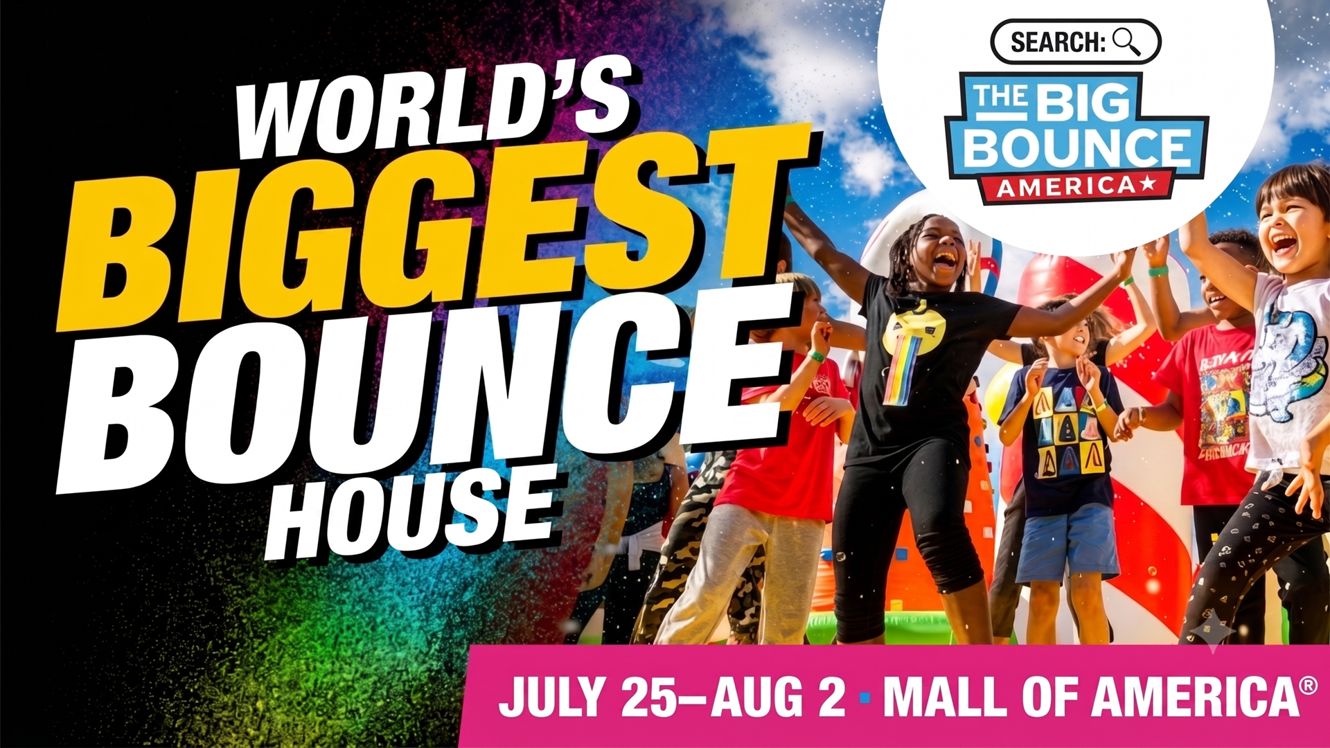 World's Largest Bounce House Lands in MOA's East Lot This Summer